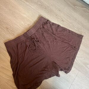 Skims Copper Knit Pajama Shorts, Size M